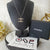 CHANEL NECKLACE CC LOGO WITH CRYSTAL PRE-LOVED CONDITION