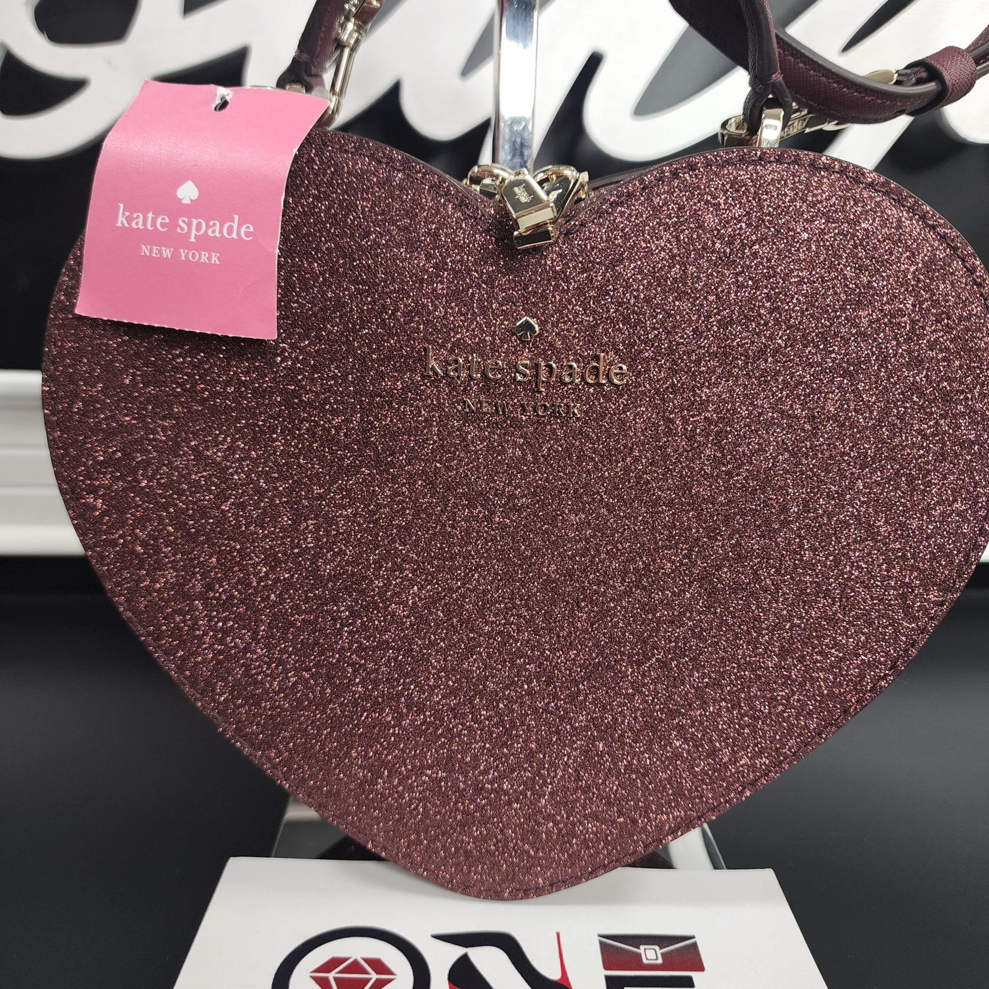 Kate Spade Love Shack Studded Rose Leather Top Handle Heart Crossbody  Handbag - Walmart.com