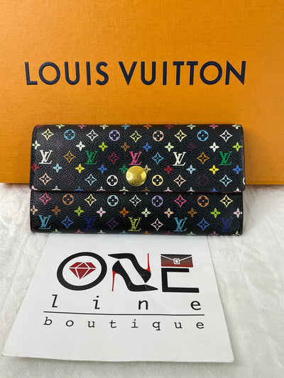 PRE-LOVED MULTICOLOR SARAH WALLET