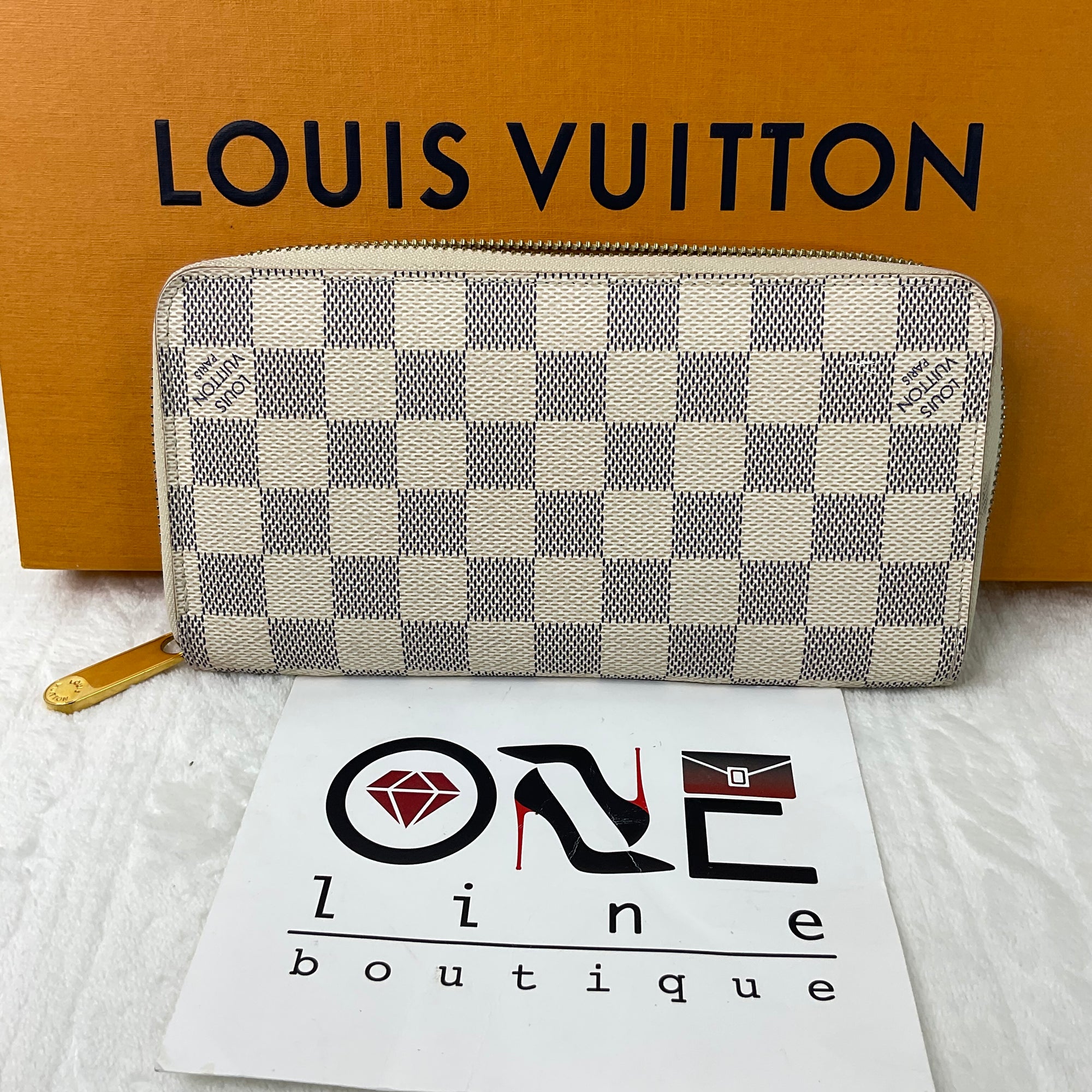 Louis Vuitton Pre-loved Damier Ebene Penguins Clemence Wallet