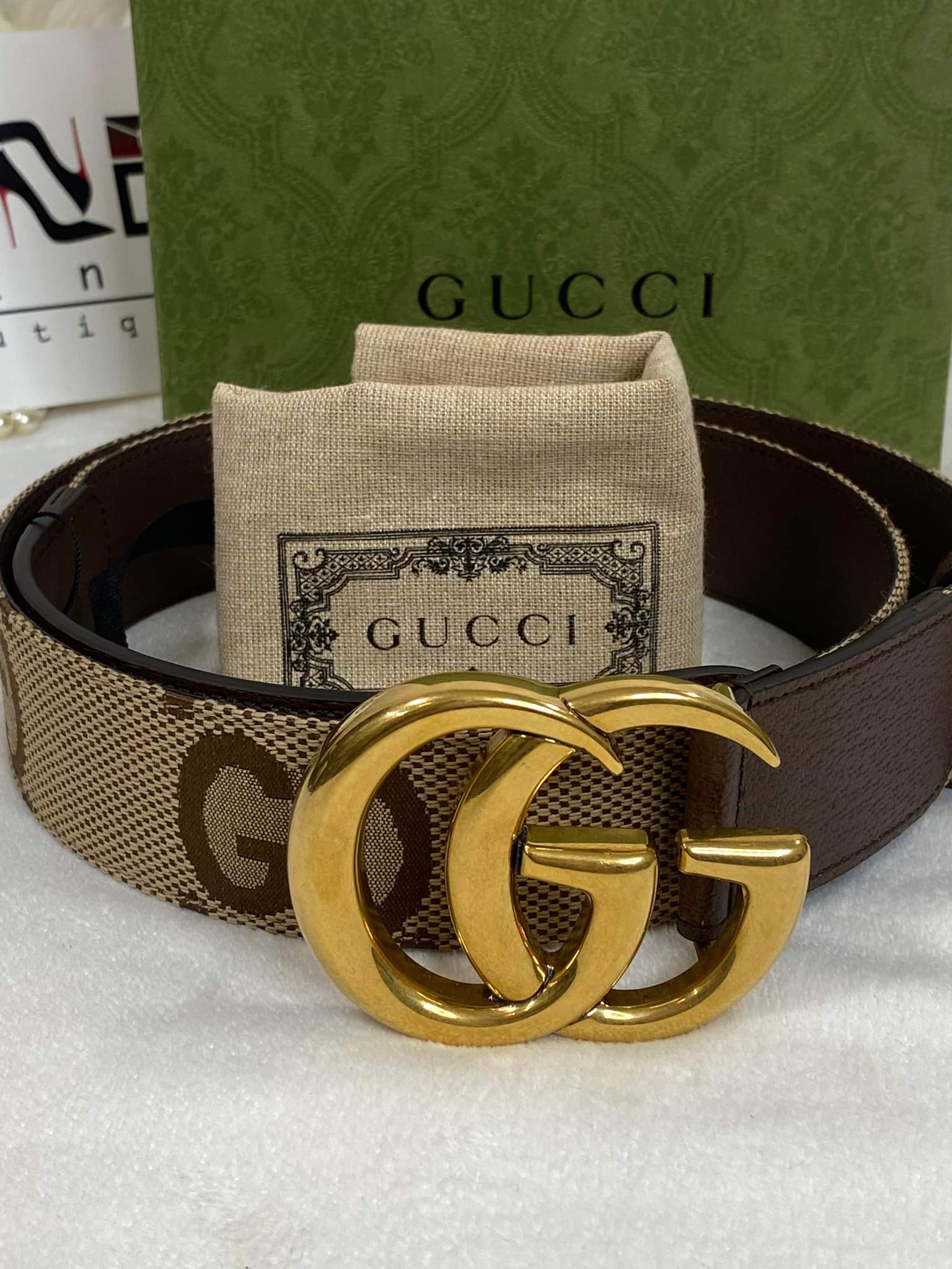 Gucci Wide GG Marmont Belt